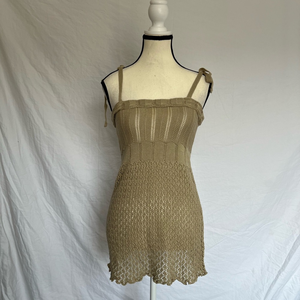 Deadstock Crochet Mini Dress
